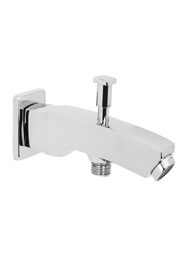 Hindware Italian Collection F520010CP Avior Bath Spout with Tip Ton (Water Diverter to Hand Shower), Brass with Chrome Finish - Image 2